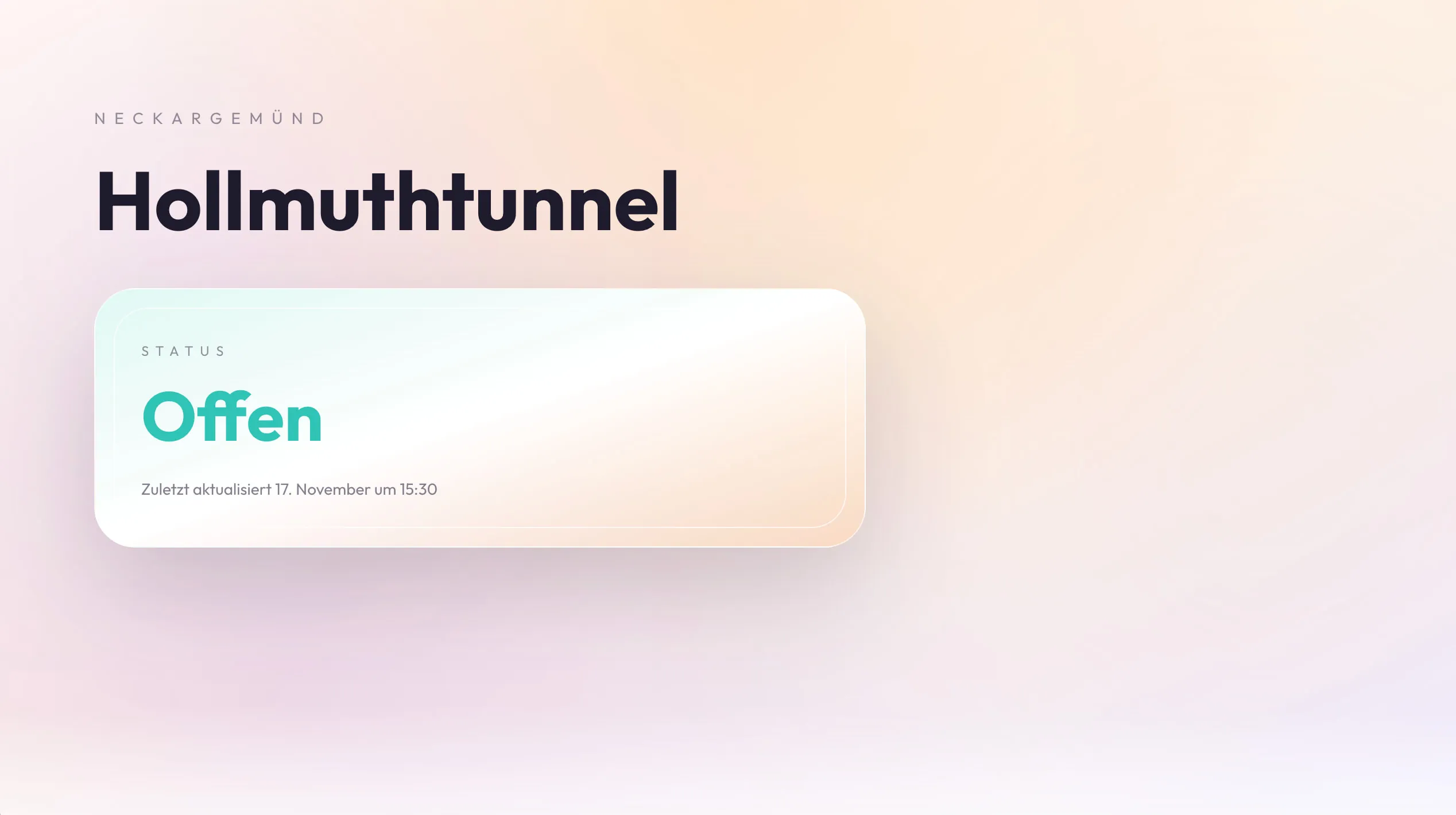 Tunnel